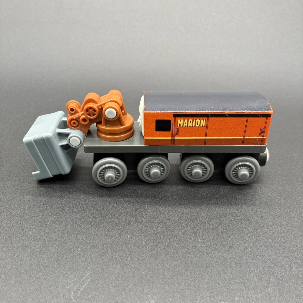 Thomas & Friends Marion Steam Shovel Wooden Railway BDG05 Mattel 2012 Train